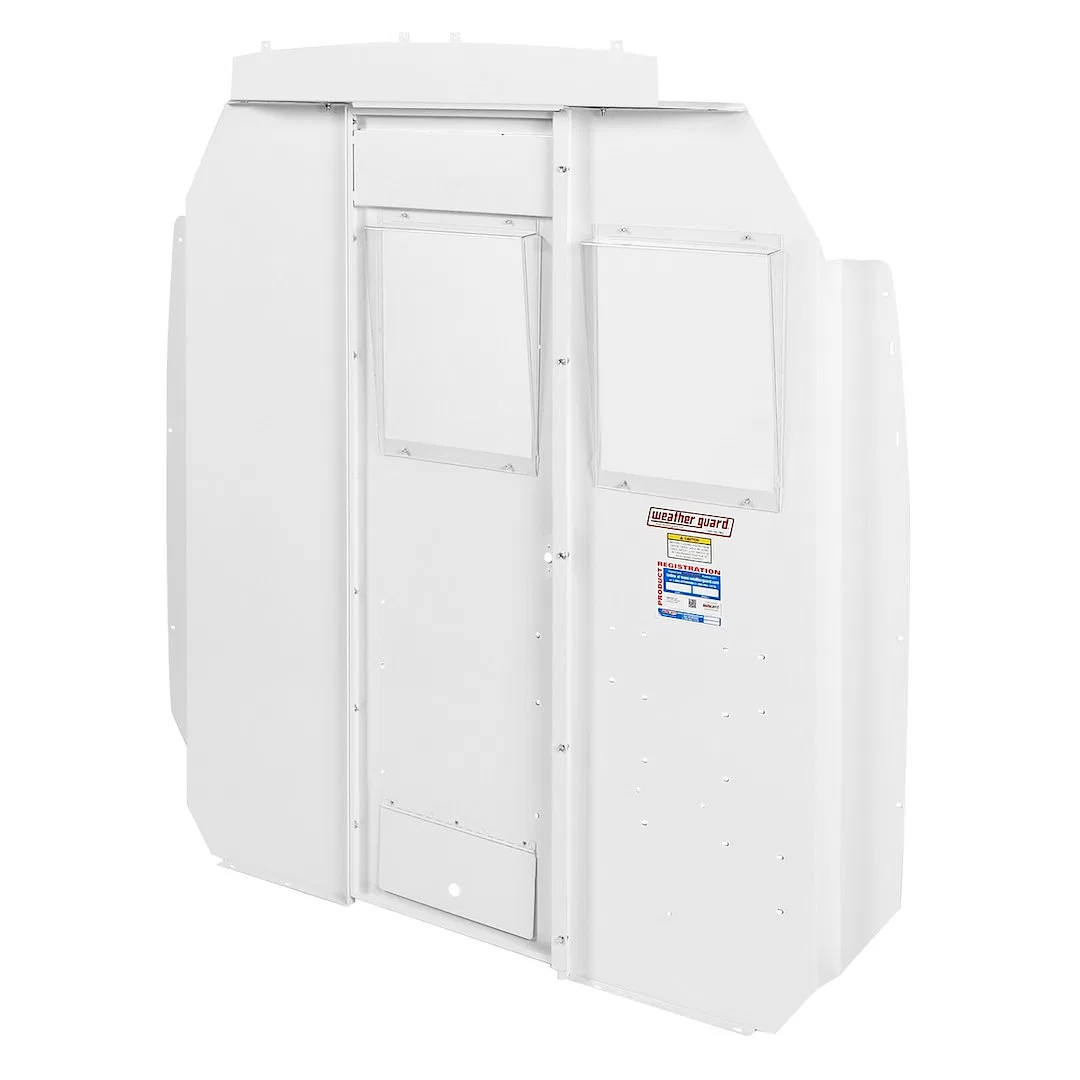 96311-3-01D – WEATHERGUARD Bulkhead Divider, Full Bulkhead Deep Offset Fixed Panel With Dog Door Converts To Door Wit...